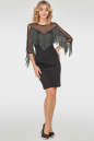 Коктейльное платье футляр черного цвета 2765.47 No1|интернет-магазин vvlen.com