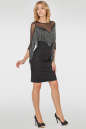 Коктейльное платье футляр черного цвета 2765.47 No2|интернет-магазин vvlen.com