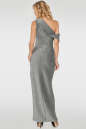 Вечернее платье с открытыми плечами серебристо-зеленого цвета 2783.98 No3|интернет-магазин vvlen.com