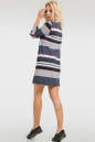 Повседневное спортивное платье полоски джинс цвета 2709.17 No2|интернет-магазин vvlen.com