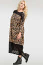 Платье оверсайз коричневого цвета 2715.17 No3|интернет-магазин vvlen.com