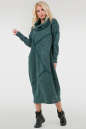 Платье оверсайз зеленого цвета 2739.106 No0|интернет-магазин vvlen.com