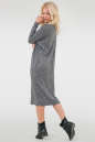 Платье оверсайз серого цвета 2665-2.31 No2|интернет-магазин vvlen.com