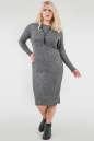 Платье оверсайз серого цвета 2665-2.31 No3|интернет-магазин vvlen.com