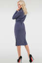 Повседневное платье  мешок синего цвета 2737-1.107 No2|интернет-магазин vvlen.com