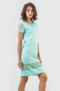 Спортивное платье  бирюзового цвета 6003-3 No0|интернет-магазин vvlen.com