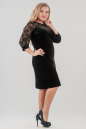 Платье футляр черного цвета 2638.26  No2|интернет-магазин vvlen.com
