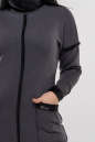 Повседневное платье гольф темно-серого цвета 2857-1.94 No1|интернет-магазин vvlen.com