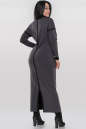 Повседневное платье гольф темно-серого цвета 2857-1.94 No6|интернет-магазин vvlen.com