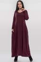 Платье оверсайз бордового цвета 2858.17|интернет-магазин vvlen.com