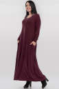 Платье оверсайз бордового цвета 2858.17 No3|интернет-магазин vvlen.com