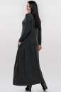 Платье оверсайз темно-серого цвета 2858.17 No6|интернет-магазин vvlen.com