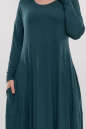 Платье оверсайз зеленого цвета 2858.17 No2|интернет-магазин vvlen.com