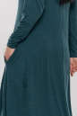 Платье оверсайз зеленого цвета 2858.17 No6|интернет-магазин vvlen.com