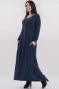 Платье оверсайз синего цвета 2858.17 No3|интернет-магазин vvlen.com