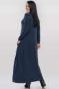 Платье оверсайз синего цвета 2858.17 No5|интернет-магазин vvlen.com