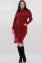 Повседневное платье гольф красного цвета 2865.92 No0|интернет-магазин vvlen.com