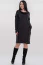 Повседневное платье  мешок черного цвета 2867.74 No5|интернет-магазин vvlen.com
