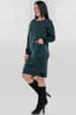 Повседневное платье  мешок зеленого цвета 2869.94 No2|интернет-магазин vvlen.com