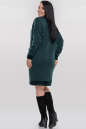 Повседневное платье  мешок зеленого цвета 2869.94 No3|интернет-магазин vvlen.com