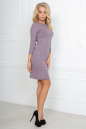 Повседневное платье футляр серо-фиолетового цвета 2218-1.92 No2|интернет-магазин vvlen.com