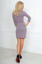 Повседневное платье футляр серо-фиолетового цвета 2218-1.92 No3|интернет-магазин vvlen.com