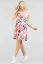 Летнее платье трапеция с цветочным принтом No0|интернет-магазин vvlen.com