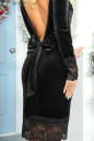 Коктейльное платье футляр черного цвета 2469.26 No5|интернет-магазин vvlen.com