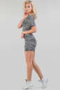 Повседневное платье футляр серого цвета 1056.17 No1|интернет-магазин vvlen.com