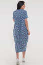 Летнее платье оверсайз синего тона цвета 2801-1.17 No2|интернет-магазин vvlen.com