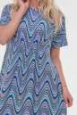 Летнее платье оверсайз синего тона цвета 2801-1.17 No4|интернет-магазин vvlen.com