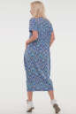 Летнее платье оверсайз синего тона цвета 2801-1.17 No5|интернет-магазин vvlen.com