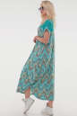 Летнее платье оверсайз бирюзового цвета 2481-3.17 No4|интернет-магазин vvlen.com
