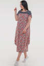 Летнее платье оверсайз красного цвета 2481-3.17 No1|интернет-магазин vvlen.com