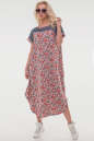 Летнее платье оверсайз красного цвета 2481-3.17 No3|интернет-магазин vvlen.com