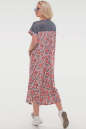 Летнее платье оверсайз красного цвета 2481-3.17 No4|интернет-магазин vvlen.com