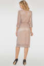 Коктейльное платье с пышной юбкой золотистого цвета 2762.10 No3|интернет-магазин vvlen.com