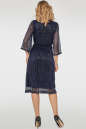 Коктейльное платье с пышной юбкой синего цвета 2762.10 No3|интернет-магазин vvlen.com