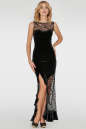 Вечернее платье с длинной юбкой черного цвета 2767.26 No0|интернет-магазин vvlen.com