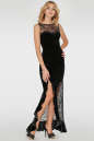 Вечернее платье с длинной юбкой черного цвета 2767.26 No1|интернет-магазин vvlen.com