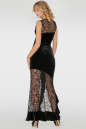 Вечернее платье с длинной юбкой черного цвета 2767.26 No3|интернет-магазин vvlen.com