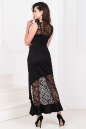 Вечернее платье с длинной юбкой черного цвета 2767-2.112 No2|интернет-магазин vvlen.com