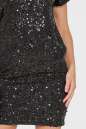 Коктейльное платье с открытой спиной черного цвета 2766.111 No1|интернет-магазин vvlen.com