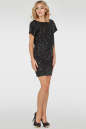 Коктейльное платье с открытой спиной черного цвета 2766.111 No2|интернет-магазин vvlen.com