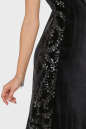Вечернее платье годе черного цвета 2769.26 No3|интернет-магазин vvlen.com