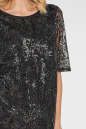 Коктейльное платье футляр черного цвета 2525-3.10 No1|интернет-магазин vvlen.com