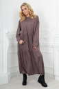 Платье оверсайз капучино цвета 2403.86 No0|интернет-магазин vvlen.com