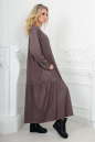 Платье оверсайз капучино цвета 2403.86 No2|интернет-магазин vvlen.com