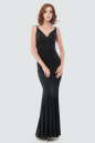 Вечернее платье с расклешённой юбкой черного цвета 461.2 No0|интернет-магазин vvlen.com