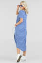 Летнее платье  мешок василькового цвета 2675-2.17 No3|интернет-магазин vvlen.com